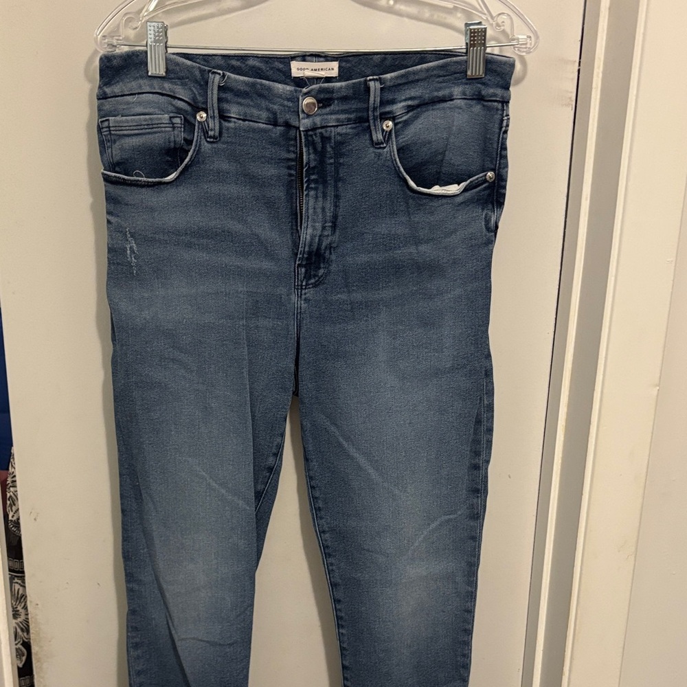 Good American Medium Blue Skinny Jeans